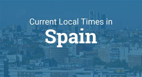 local time in spain.